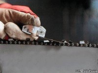 Как заточить цепь для бензопилы?