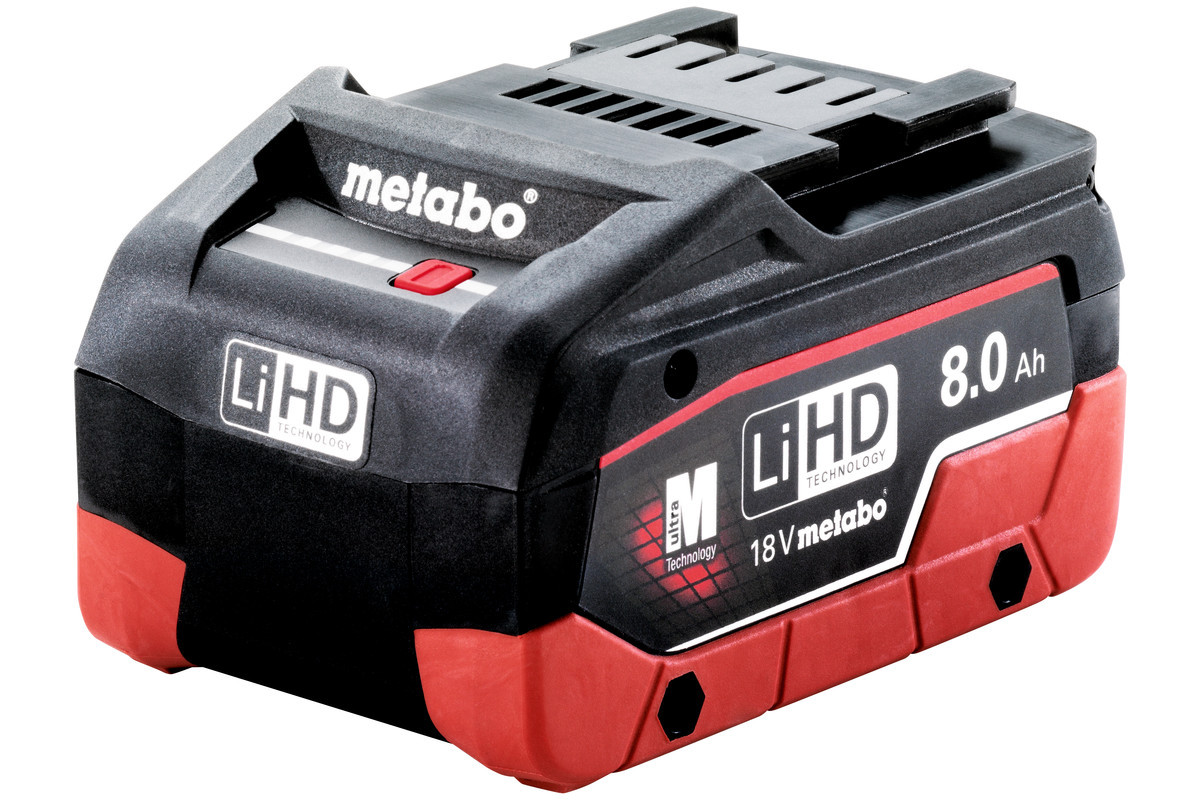 Аккумулятор Metabo LiHD 18В 8,0Ач 