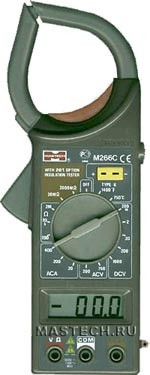 Мультиметр Клещи токовые М266С Mastech