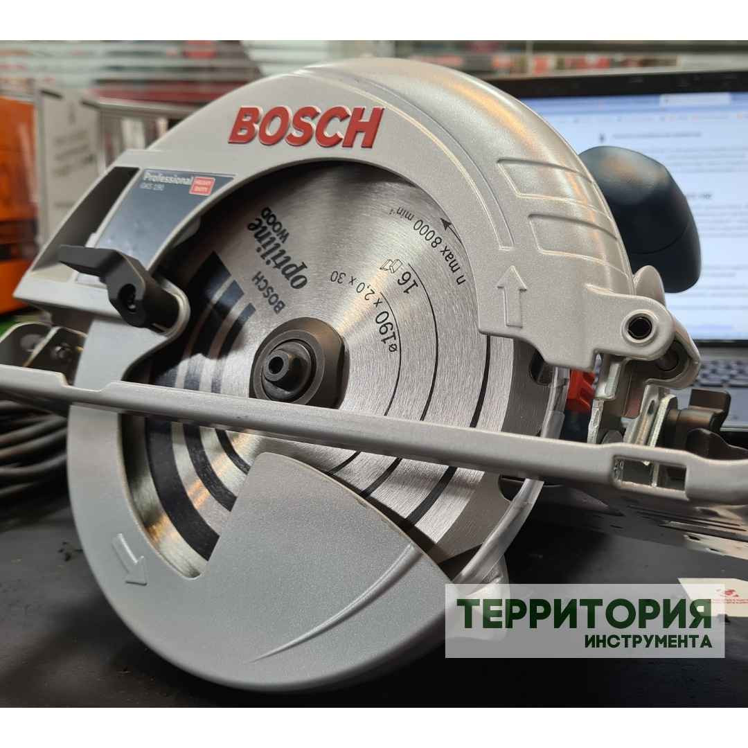 Пила дисковая Bosch GKS 190 (1400Вт, 190мм) 3165140469678