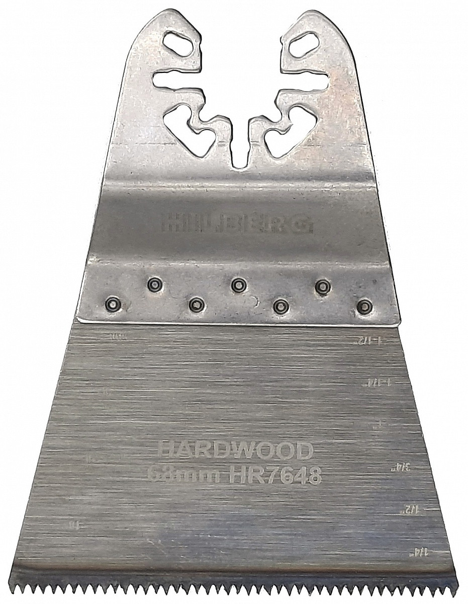 Полотно пильное погружное для МФИ Trio Diamond по твердой древесине Hilberg Cr-V 68*40*18TPI