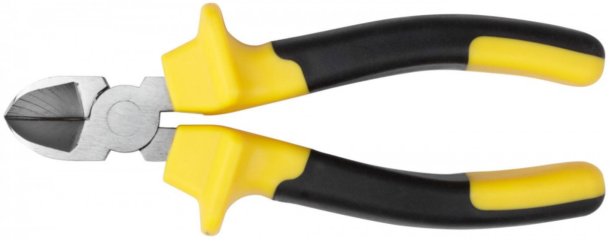 Бокорезы "Старт", черно-желтые прорезиненные ручки, хром-никелевое покрытие 165 мм FIT