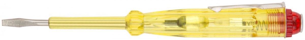 Отвертка индикаторная пробник, желтая ручка 100 - 500 В, 140 мм Курс