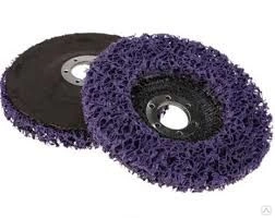 Круг полировальный КТ для Металла губка Коралл эластичный (фиолетовый)