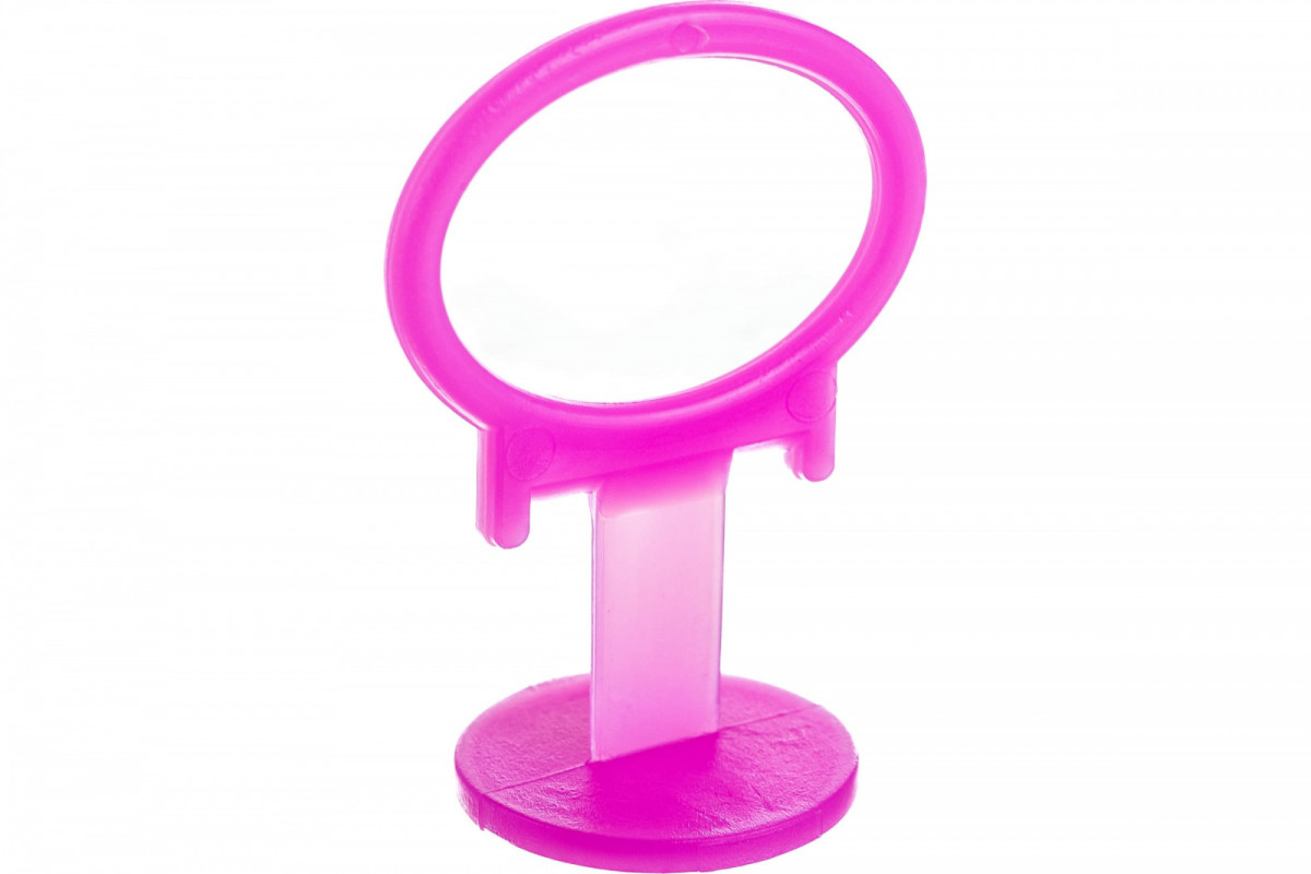 Зажим 3D+ СВП Slim 0.8 mm розовый (100 шт)
