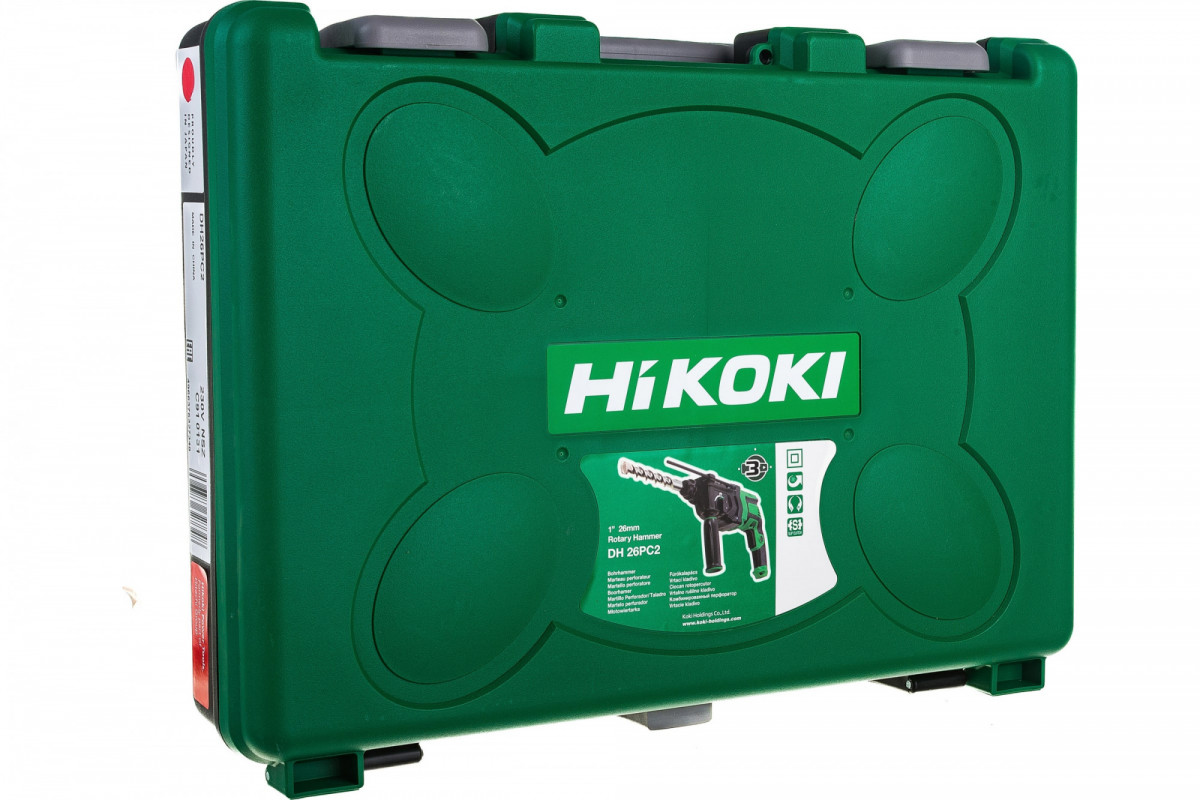 Перфоратор HiKOKI  DH26PC2 3х-р, SDS+,830Вт,26мм,2.9Д
