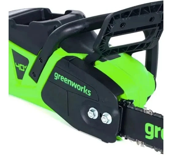 Цепная пила аккумуляторная Greenworks GD40CS20X, 40V, 40 см, 2000 Вт, бесщеточная, без АКБ И ЗУ (2