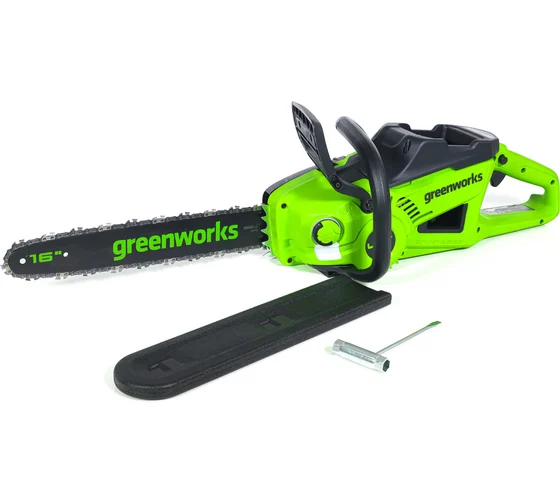 Цепная пила аккумуляторная Greenworks GD40CS20X, 40V, 40 см, 2000 Вт, бесщеточная, без АКБ И ЗУ (2
