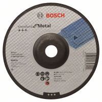 Круг шлифовальный 180х22х6 Bosch Standart вогн. (металл)