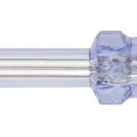 Отвертка индикаторная, пробник, белая ручка, 100-500 В, 190 мм FIT