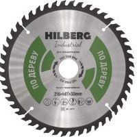 Диск пильный Trio Diamond 216x30 мм; 48Т Hilberg Industrial Дерево