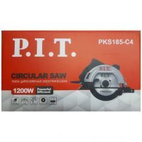 Пила дисковая PIT PKS185-C4(1200Вт, 5500 об/мин, диск 185 мм, глубина пропила 47/61мм)