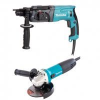 Набор перфоратор Makita HR2470 + УШМ Makita GA5030 Набор перфоратор Makita HR2470 + УШМ Makita GA5030