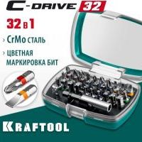Набор бит KRAFTOOL C-Drive 32 32шт, (26067-H32)