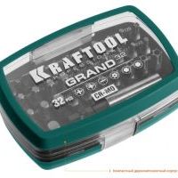 Набор бит KRAFTOOL Grand-32 с магнитным адаптером 32 шт (26083-H32)