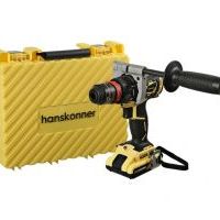 Шуруповерт Hanskonne HCD1865BLС акк уд.б/щ Unibattery (18В, 2*2,4А,65Нм,кейс,13мм,смен патр)