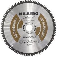 Диск пильный по ламинату 255*80Т*30 Hilberg Industrial