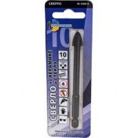 Сверло по керамике и стеклу перьевое Trio Diamond 10мм DD10 квадро