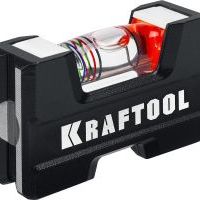Уровень KRAFTOOL 5-в-1 76мм компактный магнитный литой