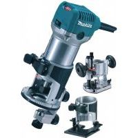Фрезер кромочный Makita RT0702CX2 710Вт,10000-30000об.,патрон 6-8мм,направл,погруж. и накл.базы,сумк Фрезер кромочный Makita RT0702CX2 710Вт,10000-30000об.,патрон 6-8мм,направл,погруж. и накл.базы,сумк