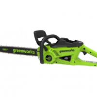 Цепная пила аккумуляторная Greenworks GD40CS20X, 40V, 40 см, 2000 Вт, бесщеточная, без АКБ И ЗУ (2 Цепная пила аккумуляторная Greenworks GD40CS20X, 40V, 40 см, 2000 Вт, бесщеточная, без АКБ И ЗУ (2